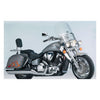 National Cycle Heavy Duty lower deflectors chrome - Kawasaki: 02-08 VN1500P/1600B Vulcan Mean Streak   Suzuki: 05-06 M95 Boulevard; 2004 VZ1600 Marauder