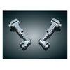 Kuryakyn Ergo III adjustable cruise mount & clevis, chrome - Universal fit for Ergo & Ergo II cruise pegs  Fitment note: Update existing Kuryakyn Ergo II Cruise Pegs to Ergo III. For peg applications only.