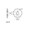 JT Front Sprocket 726.15 - Ducati: 87-90  750 Indiana