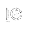JTA Rear Sprocket 752.36 - Ducati: all  916 SPS; 95-00  916 Sport Production I & II ; 99-00  996 Biposto; 99-00  996 SPS; 01  996S -996 ; 02-  998, 998S Matrix Biposto; 02-  998, 998S Matrix Biposto