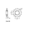 JT Front Sprocket 1126.16 - Aprilia: 92-97  650 Pegaso; 95-99  Moto 6.5