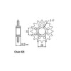 JT Front Sprocket 1904.16 - KTM: 06-09  950 Super Enduro; 10-12  990 Adventure R