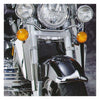 NC cast front fender tip chrome - Honda: 97-03 GL1500C Valkyrie/F6C; 00-02 GL1500C Valkyrie/F6CT.