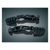 Kuryakyn Ergo II cruise mounts with mini arms, gloss black - Honda: 01-17 GL1800 & 13-16 F6B Gold Wing; 14-15 Valkyrie