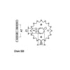 JT Front Sprocket 569.17 - Yamaha: 77  DT400MX
