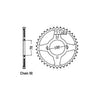 JT Rear Sprocket 824.40 - Suzuki: 86-89  RG500