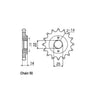 JT Front Sprocket 497.15 - Ducati: 88  750 F1