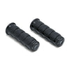 Kuryakyn universal ISO-grips for sports bikes gloss black - Universal for 7/8" Handlebars with OEM Grips No Longer Than 4-5/8".