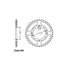 JT Rear Sprocket 333.38 - Honda: 79-80  CB750KZ,FZ '79-'80