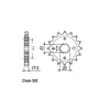 JT Front Sprocket 294.15 - Honda: all  CBR400RRH    ; all  GB500TT,GB500K clubman ; all  VFR400 ZG,RG,RGYA,ZH,         ; 87-89  VFR400R ; 87-88  XBR500SH,SJ