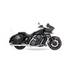 V&H Twin Slash PC slip ons, chrome - Kawasaki: 09-15 VN1700 Voyager/ Nomad / Vaquero / Tourer