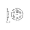 JT Rear Sprocket 735.38 - Ducati: 94  600 Monster <up to VIN 2961>; all  750 Monster; 01-02  900 MH; 01  900 Monster