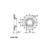 JT Front Sprocket 1535.15 - Kawasaki: 98-01  ZX-6R (ZX 600 G1,J1); 02  ZX-6R (ZX 636 A1P) Ninja