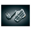 Kuryakyn Ergo II cruise mounts with 6" arms, chrome - Honda: 01-17 GL1800 & 13-16 F6B Gold Wing; 14-15 Valkyrie