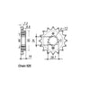 JT Front Sprocket 314.16 - Honda: 90-92  XRV750 Africa Twin L,M,N; 93-01  XRV750 Africa Twin P t/m Y