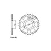 JT Rear Sprocket 481.40 - Kawasaki: 80-83  Z400J1/3 (4 Cyl) ; 80-83  Z550A1/3