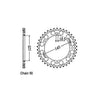 JT Rear Sprocket 865.44 - Yamaha: 85-86  FZ750