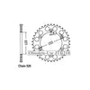 JT Rear Sprocket 301.48 - Honda: 91-00  XR600RM T/M RY