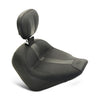 Mustang, Standard Touring solo seat with backrest - 15-22 Indian Scout; 16-22 Indian Scout Sixty