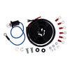 FL speedo/tachometer, '73-84 face', black. 2:1 KMH -
