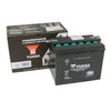 Yuasa, 12V lead-acid battery. 28Ah - 65-84 FL; 67-78 XL; 64-73 45" Servi-Car (NU)