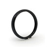 Bates style headlamp trim ring. 4-1/2". Gloss black -