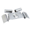 Ribbed 5pc fork cover kit. Chrome - 86-17 FLST/C, FLSTF/B/BS, FLS/S; 93-96 FLSTN (NU)