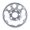 REAR SPROCKET, CHROME. 47T - 82-85 FXR; 73-99 style offset chop (NU)