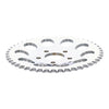 REAR SPROCKET, CHROME. 47T - 82-85 FXR; 73-99 style offset chop (NU)