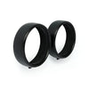 Recessed trim rings. Spotlamp. Black - 62-23 H-D with passing lamp kit