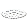 REAR SPROCKET, CHROME. 49T - 82-85 XL(NU)