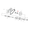 Thrust washer, starter shaft housing - 65-71 FL; 67-80 XL (NU)