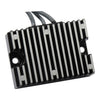 Transpo, voltage regulator / rectifier. Black - 89-99 Evo Big Twin (excl. 95-96 FLHTCUI; 1996 FLHRI, FLTCUI, FLHTCI; 1997-up FLT)