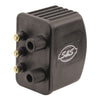 S&S, ignition coil. Single fire, 3 Ohm - 65-99 B.T.; 65-03 XL. For carbureted models with custom single fire electronic ignition (excl. Twin Cam & other single fire applications) (NU)