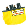 Accel, 'single fire super coil' yellow, 12V / 3 Ohm - 65-99 B.T.; 65-03 XL. For electronic ignition (excl. Twin Cam & other single fire models) in custom applications (single fire, carbureted models)