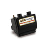 Accel, HEI Super coil black, 12V / 2.3 ohm - 65-99 B.T.; 65-03 XL. For electronic ignition (excl. Twin Cam & other single fire models) in custom applications (dual fire, carbureted models)