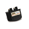 Accel 'single fire super coil' black, 12V / 3 Ohm - 65-99 B.T.; 65-03 XL. For electronic ignition (excl. Twin Cam & other single fire models) in custom applications (single fire, carbureted models)