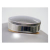 Paughco, long skirt cam style gas cap. Chr, narrow knurling - Pre-83 H-D fuel tanks with bajonet style fitting (NU)
