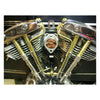 Paughco, 'Old Stf' dual rocker box oil lines. Brass - 66-84 Shovelhead (NU)