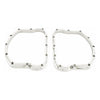 Paughco, Panhead 'Sculpted' D-rings. Polished - 48-65 Panhead (NU)