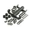 Hydraulic shock absorber kit. Black - 36-52 H-D with OEM Springer forks (NU)