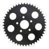 REAR SPROCKET, BLACK. 47T - 73-85 4-SP B.T.; 79-81 XL(NU)