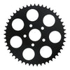 REAR SPROCKET, BLACK. 49T - 73-85 4-SP B.T.; 79-81 XL(NU)