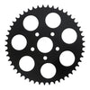 REAR SPROCKET, BLACK. 49T - 73-85 4-SP B.T.; 79-81 XL(NU)