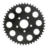 REAR SPROCKET, BLACK. 46T - 82-85 FXR; 73-99 style offset chop (NU)