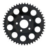 REAR SPROCKET, BLACK. 47T - 82-85 FXR; 73-99 style offset chop (NU)