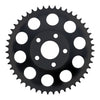 REAR SPROCKET, BLACK. 47T - 82-85 FXR; 73-99 style offset chop (NU)