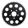 REAR SPROCKET, BLACK. 48T - 82-85 FXR; 73-99 style offset chop (NU)