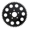 REAR SPROCKET, BLACK. 49T - 82-85 FXR; 73-99 style offset chop (NU)