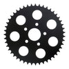 Chain conversion rear sprocket 47T. Black - 86-92 XL(NU); 92-99(NU) XL when converted to chain from belt to rear chain.